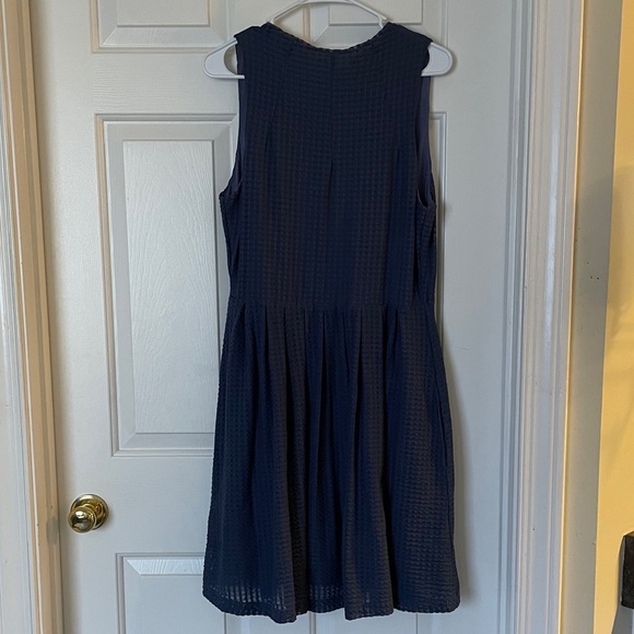 Anthropologe Deletta Cosgrove Blue Pleated Dress - Picture 2 of 7